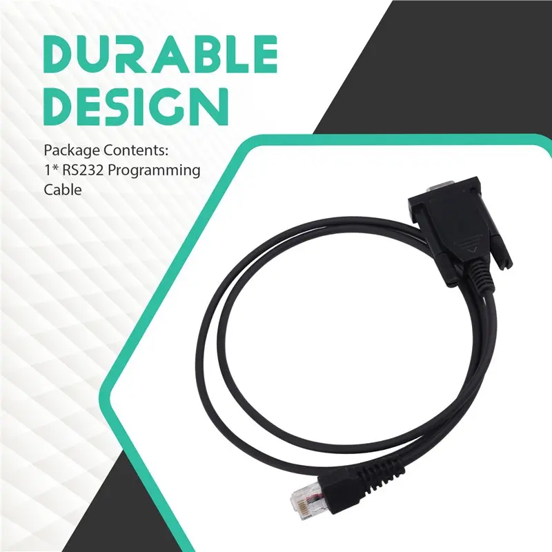 تسليم 24 ساعة بيانات الكمبيوتر الكتابة التردد المنفذ التسلسلي لكابل برمجة RS232 لموتورولا GM300 GM950 GM3688 CDM750 GTX Mobi #4