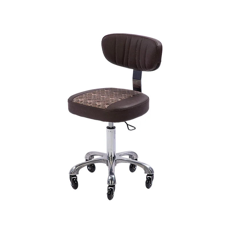 

Beauty salon backrest big work stool barber shop manicure technician chair lifting rotating chair barber shop barber