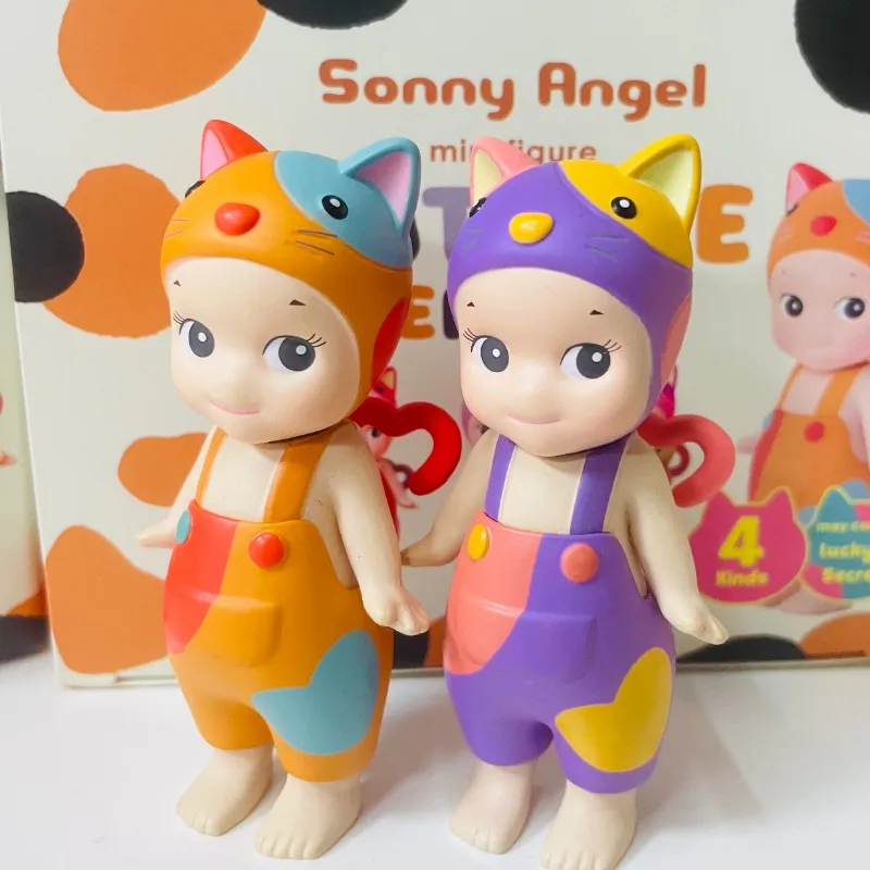 Nuovo angelo di alta qualità giornaliero gatto vita serie scatola cieca anniversario ornamenti da tavolo figure modello di bambola decorazione giocattolo regalo di compleanno