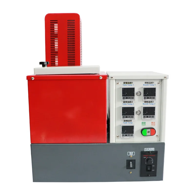 Automatic Large Capacity Hot Melt Glue Machine Handheld 5L Hot Melt Glue Spray Applicator Single Head/Double Head