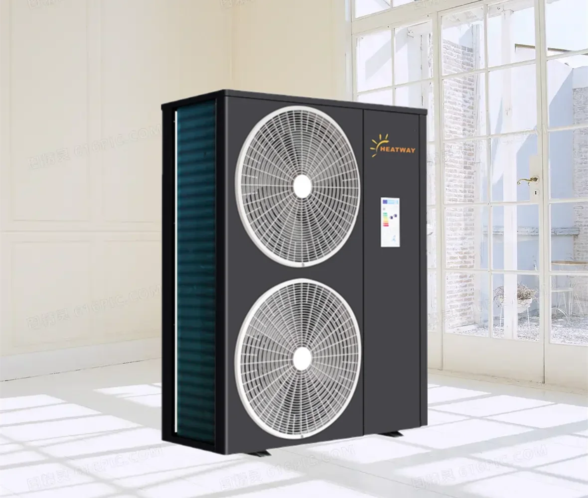 حار Sale10KW تيار مستمر العاكس مضخة الحرارة الهواء إلى الماء Warmepumpe قطعة واحدة العاكس مصدر الهواء مضخة الحرارة سخان المياه