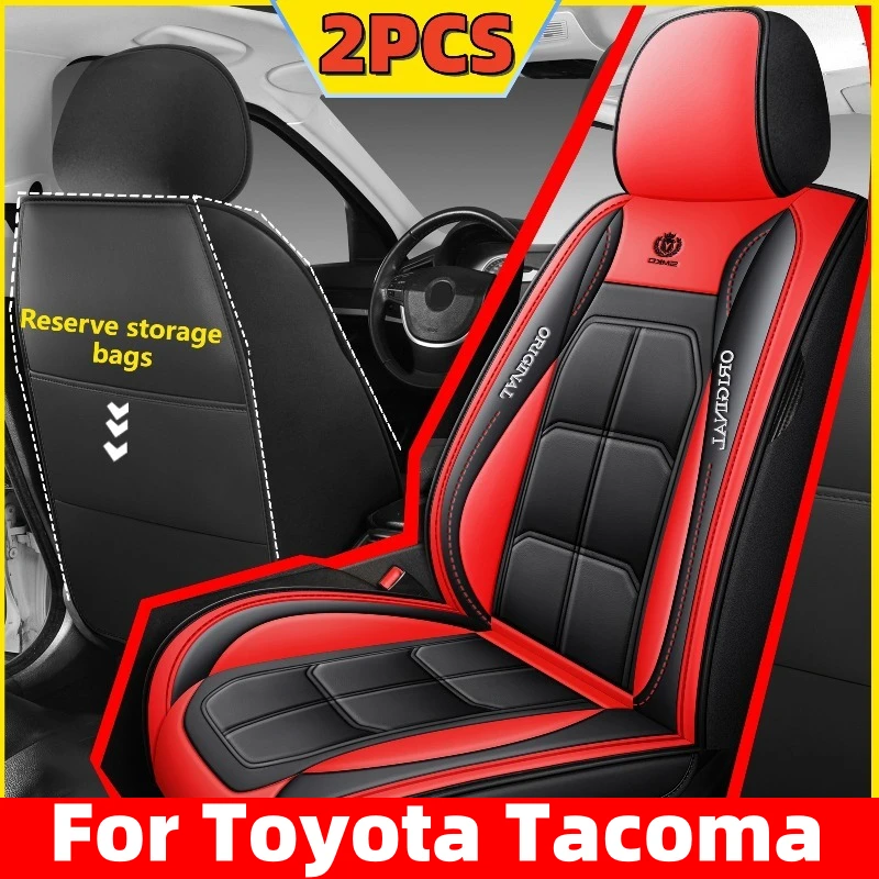 

Car seat cover artificial leather soft waterproof wear-resistant front row full-wrapped muscle seat cover FOR Toyota Tacoma