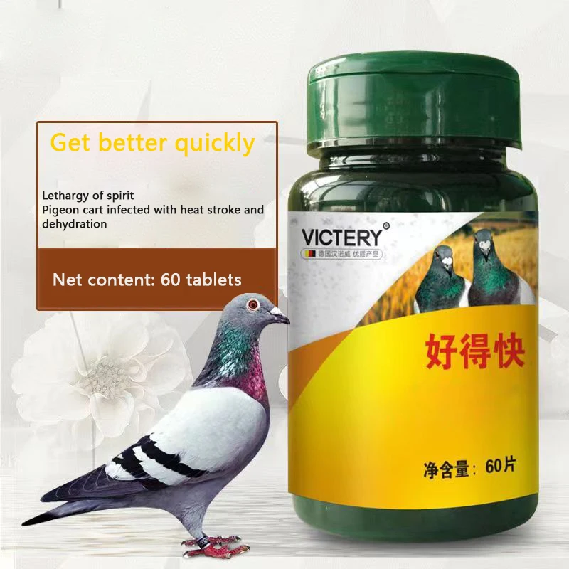 

Носитель голубей для гонок, 60 таблеток кальция из дыхательных путей