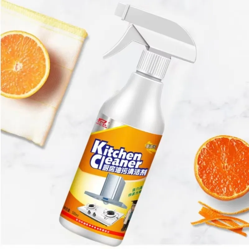 Heavy Oil Cleaner Kitchen Oil Stain Powerful Degreaser Oil Stains Remover Cleaning Grills Ovens Home Cooktop Cleaning Spray