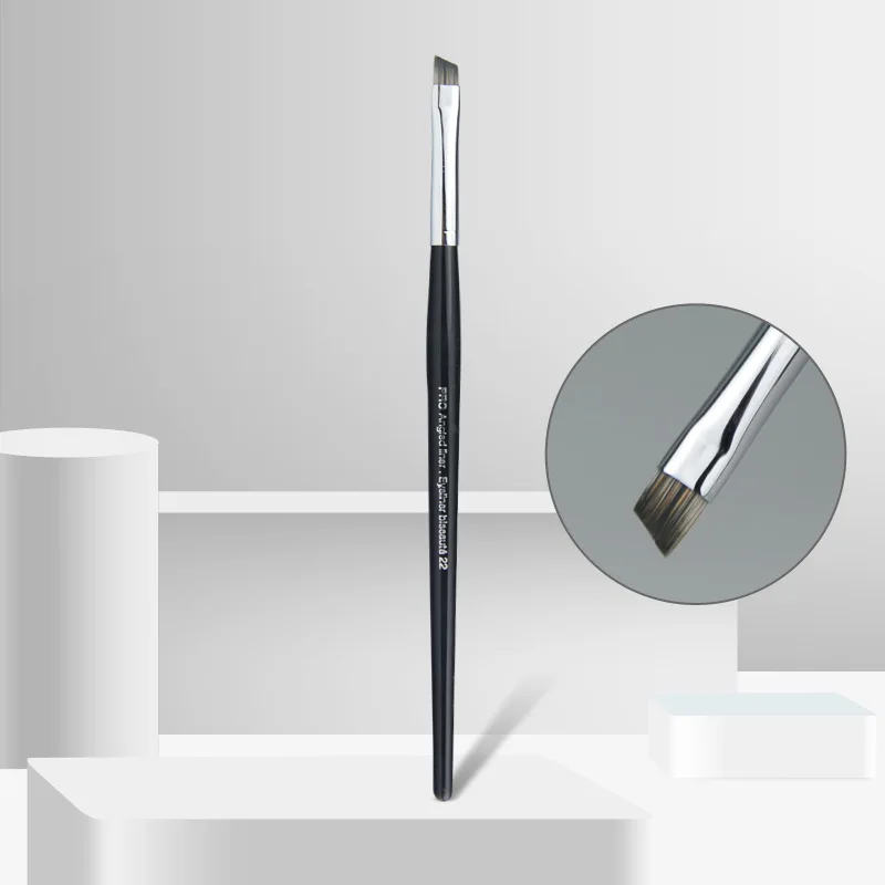 Blade Eyeliner Brush SEP # 22 Bevel Eyebrow Brush Eyebrow Rubber Eyebrow Powder Eyeliner Pencil Makeup Brush Beauty Tools