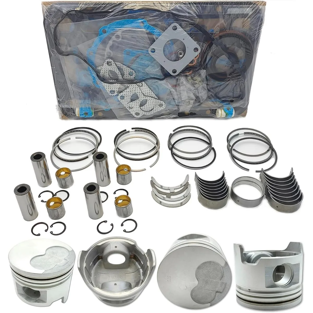 3L Engine Overhaul Rebuild Kit (No cylinder liner and valve) for Toyota 3L Engine 1989-1998 Hilux&Hiace 2.8 Litre