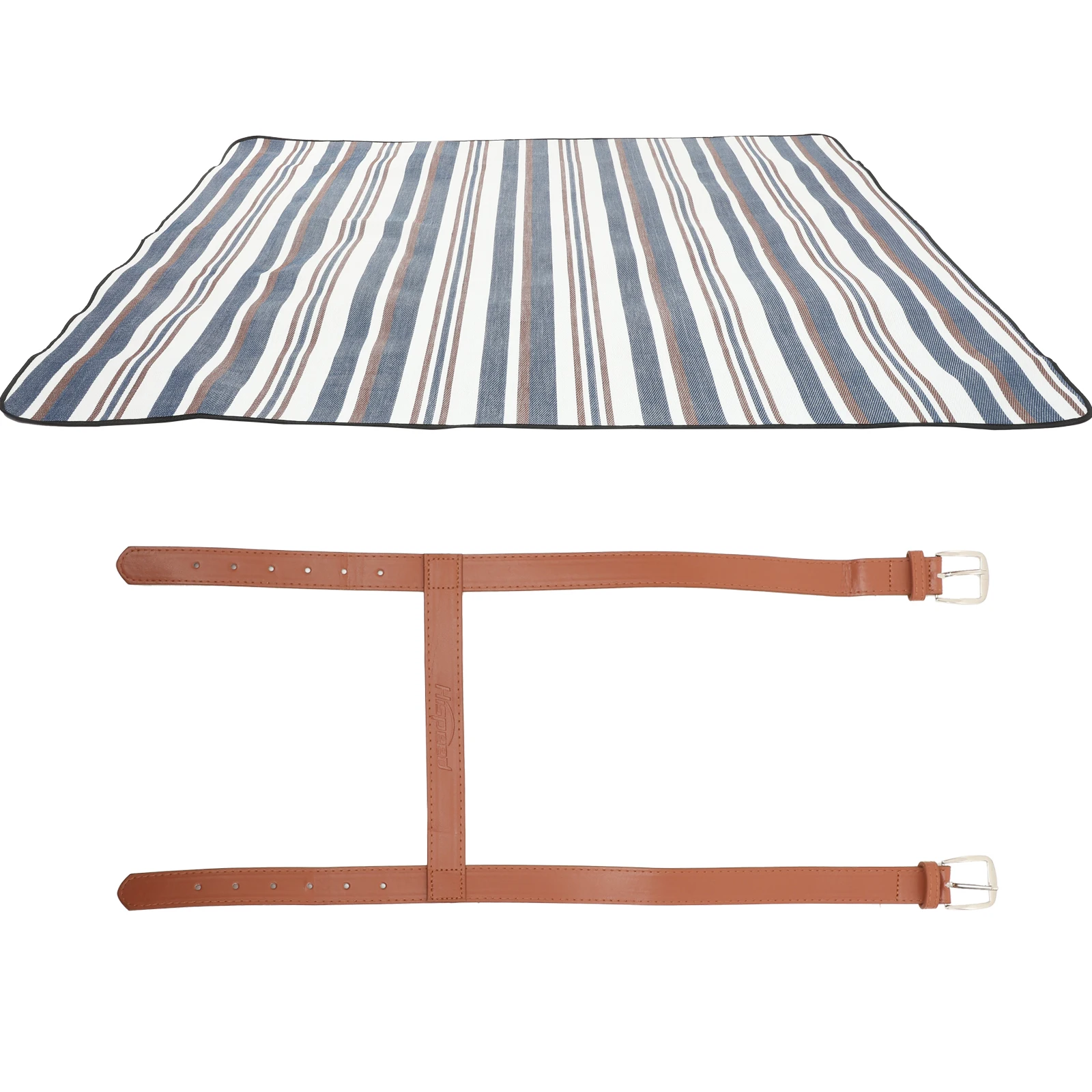 

Waterproof Picnic Blanket Mat Outdoor Convenient Acrylic Cloth with Carry Strap Camping
