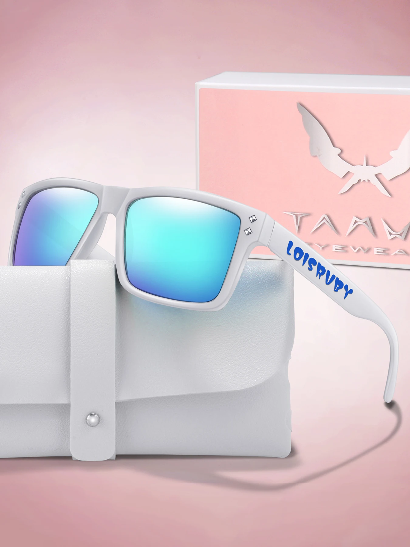 AliExpress TAMWY Luxury Fashion Brand Sunglasses for Women and Men Square Casual Shades with UV Protection for Outdoor Sports Cycling Driving