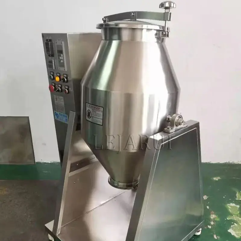 Automatic Dry Powder Rotary Drum Mixer Blender Milk Powder Mixing Machine