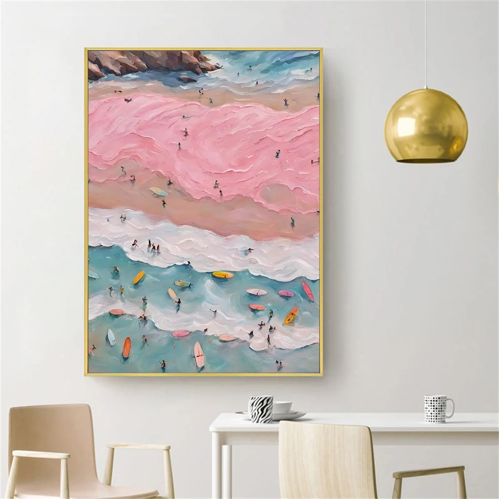Retro International Travel Canvas Wall Art Poster Minimalist Global Landmark Illustration Print Modern Interior Wall Decoration