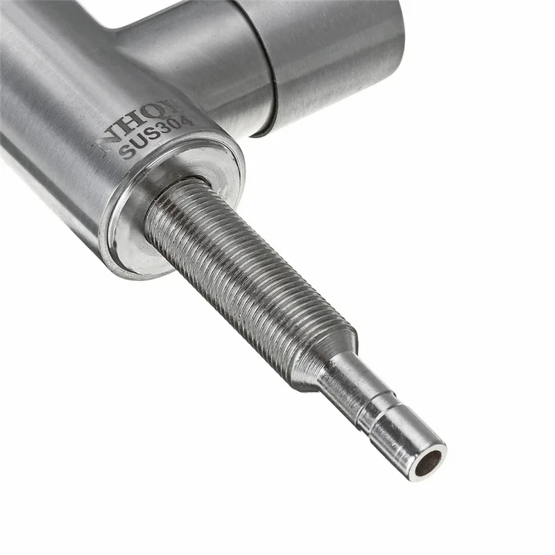 

304 Stainless Steel Water Filter Purifier Cold Water Single Lever Hole Direct Drinking Tap Reverse Osmosis Faucet Kitchen Faucet