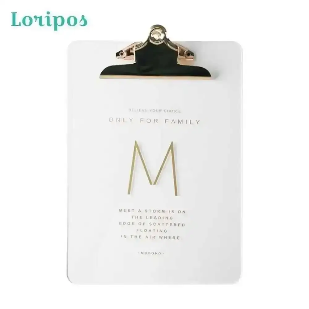 

Clipboard cushioned menu clip writing paper office stationery supplies suitable for women teachers office workers and students