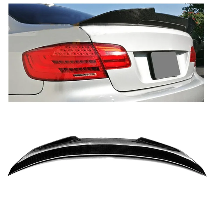 

Carbon Fiber Rear Trunk PSM Style Spoiler for 3 Series E92/ E92 M3 Coupe 2006-2013 318i 320i 328i 330i Real Spoiler