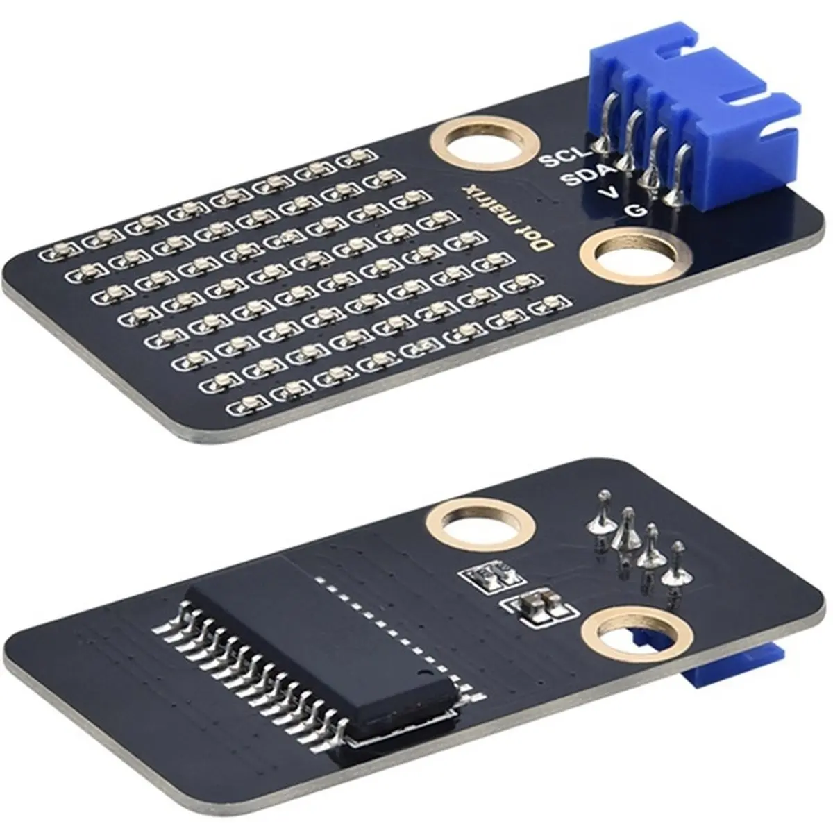 HT16K33_8X8 Dot Matrix Module DIY Electronic Building Block for Compatible with for Blocks Without Case