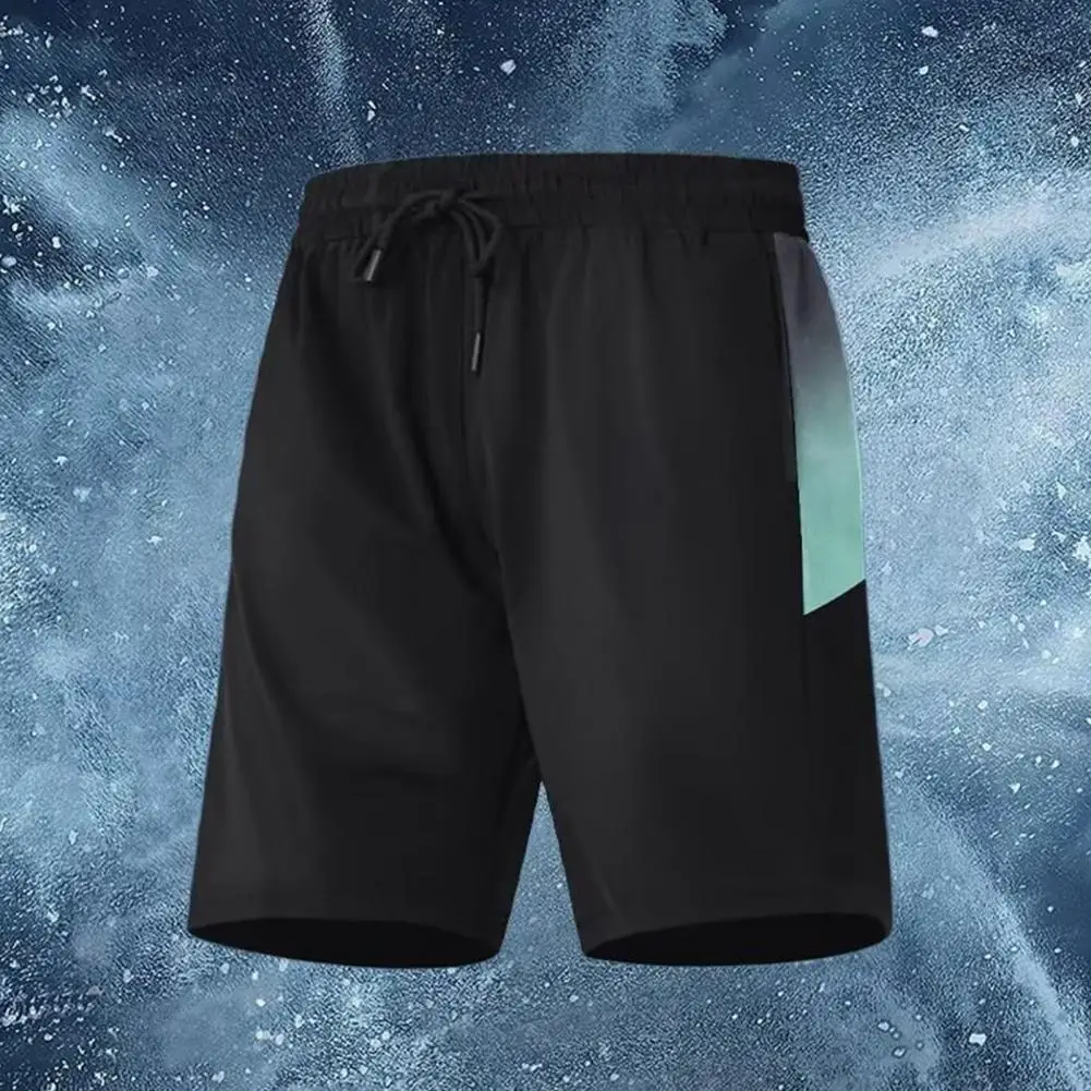 Шорты для тренировок Быстросохнущие мужские спортивные шорты с регулируемой талией Дышащая ткань для бега в тренажерном зале Мягкие шорты для отдыха