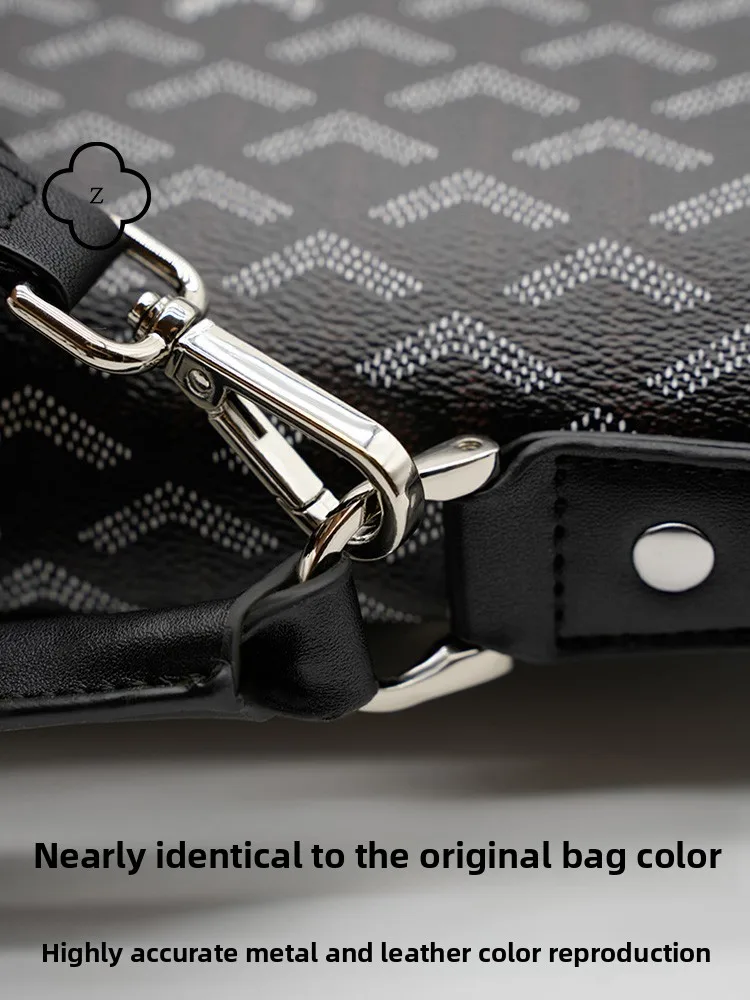 Estensione della cinghia per borsa a doppia spalla Cintura a tracolla larga e lunga in tela Modin Modello di dente di cane Bapa Accory