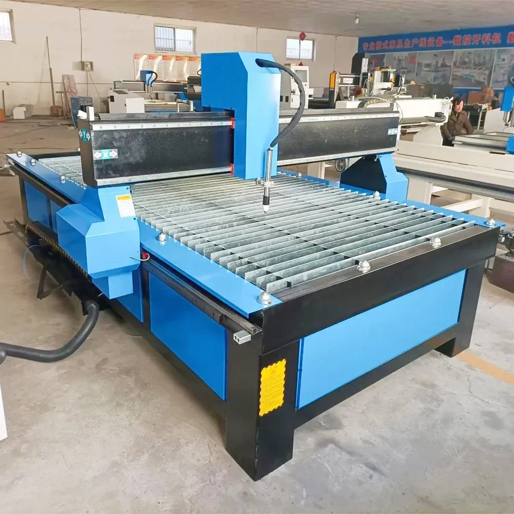 Hot Sale!! CNC Plasma Router Metal Cutting Wood Engraving Tool Double Tables Machinery For Iron Aluminum Galvanized Sheet