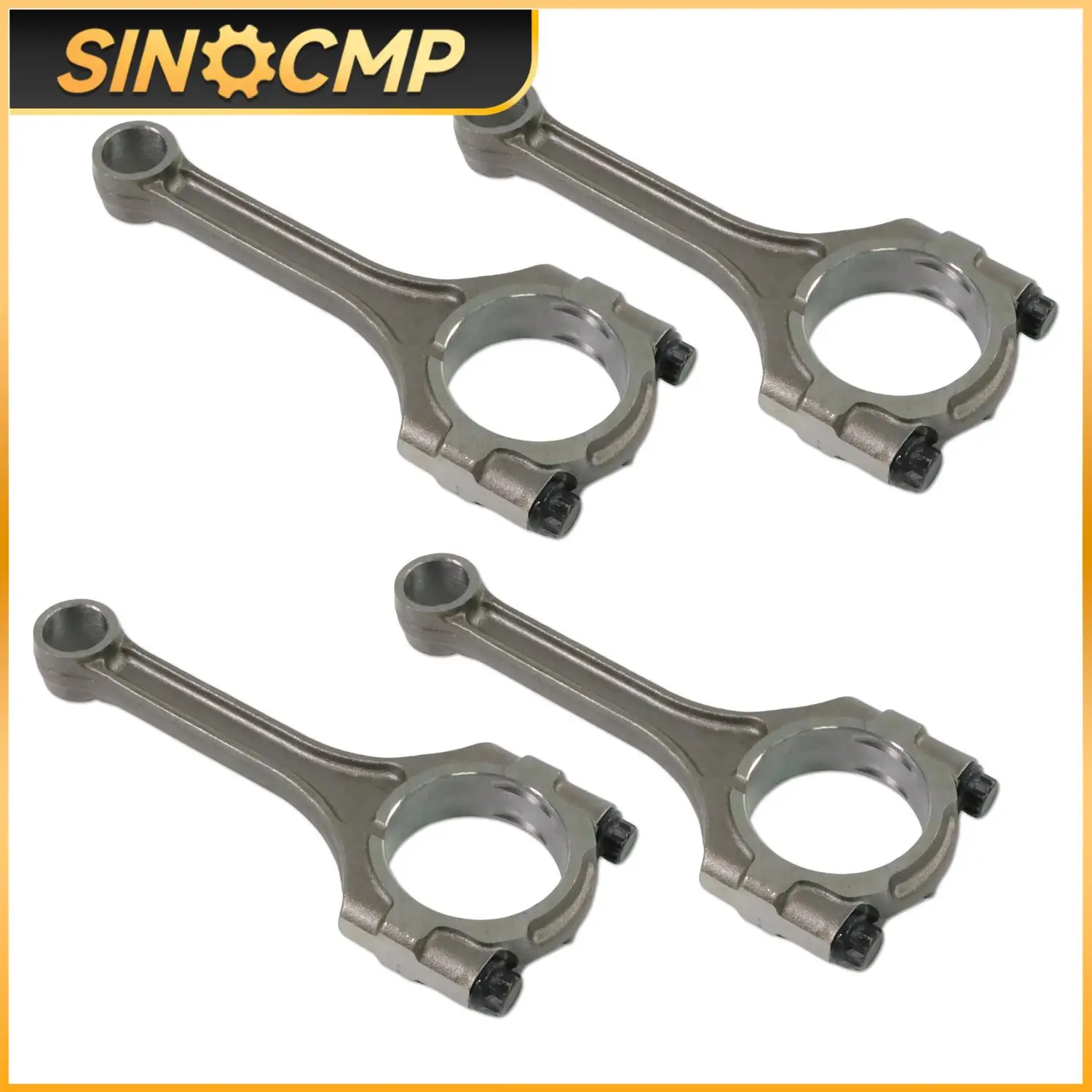 4Pcs OEM Connecting Rod for 2010-18 Kia Soul Rio Hyundai Accent 1.6L 23510-2B010 Automotive Professional Parts