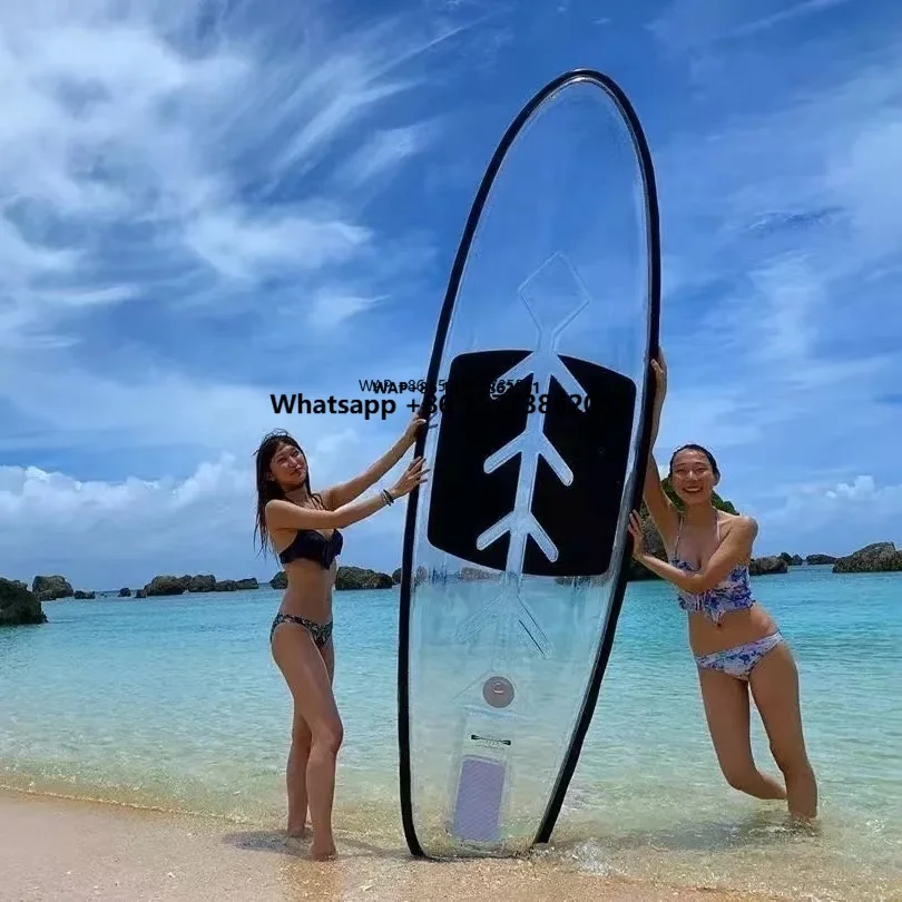 

Sup Paddleboard Surfboard Water Sports Racing Sports New Transparent Surfboard Standing Sea Paddle Board