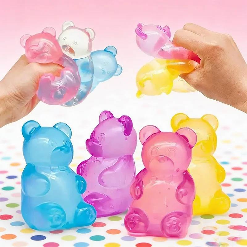 /* Fuzz Nice Cube Jellyfish Decompression Toy Soft Bear Rabbit Anti-Stress Stress Relief Pressure Souvenir Sensory Non-toxic