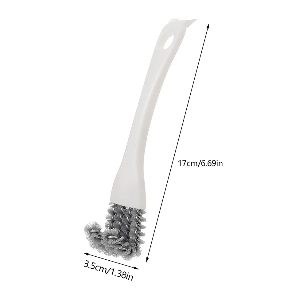 Grill Brush V-shaped Hooked Brush and Scraper Multifunctional Barbecue Kit Net Cleaning Brush for Kitchen Gadget