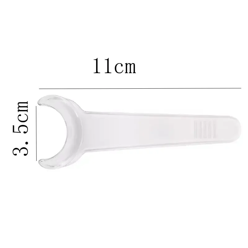 

10 шт., зубной ретрактор для губ и щек, Т-образная форма, прозрачный ретрактор для щек, стоматологические расходные материалы, размер S/L