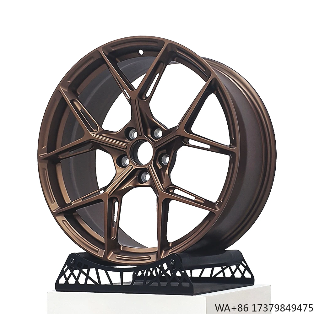 

KE Forged Monoblock Brush Bronze Custom Alloy for C8 Feerrari 5x130 5x114.3 Deep Concave 16-26 Inch Wheel Rim Car Wheel