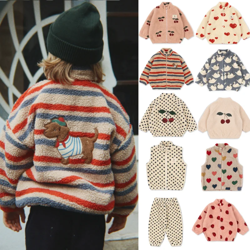 Jaqueta infantil 2024 outono e inverno nova moda dos desenhos animados bonito menina jaqueta de algodão quente lazer meninos jaqueta roupas infantis