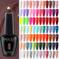 NAILCO 283 Colors All Gel Nail Polish Top Base Vernis Semi Permanent UV Gel Varnish For Nails Art Gel Varnish Hybrid Manicure