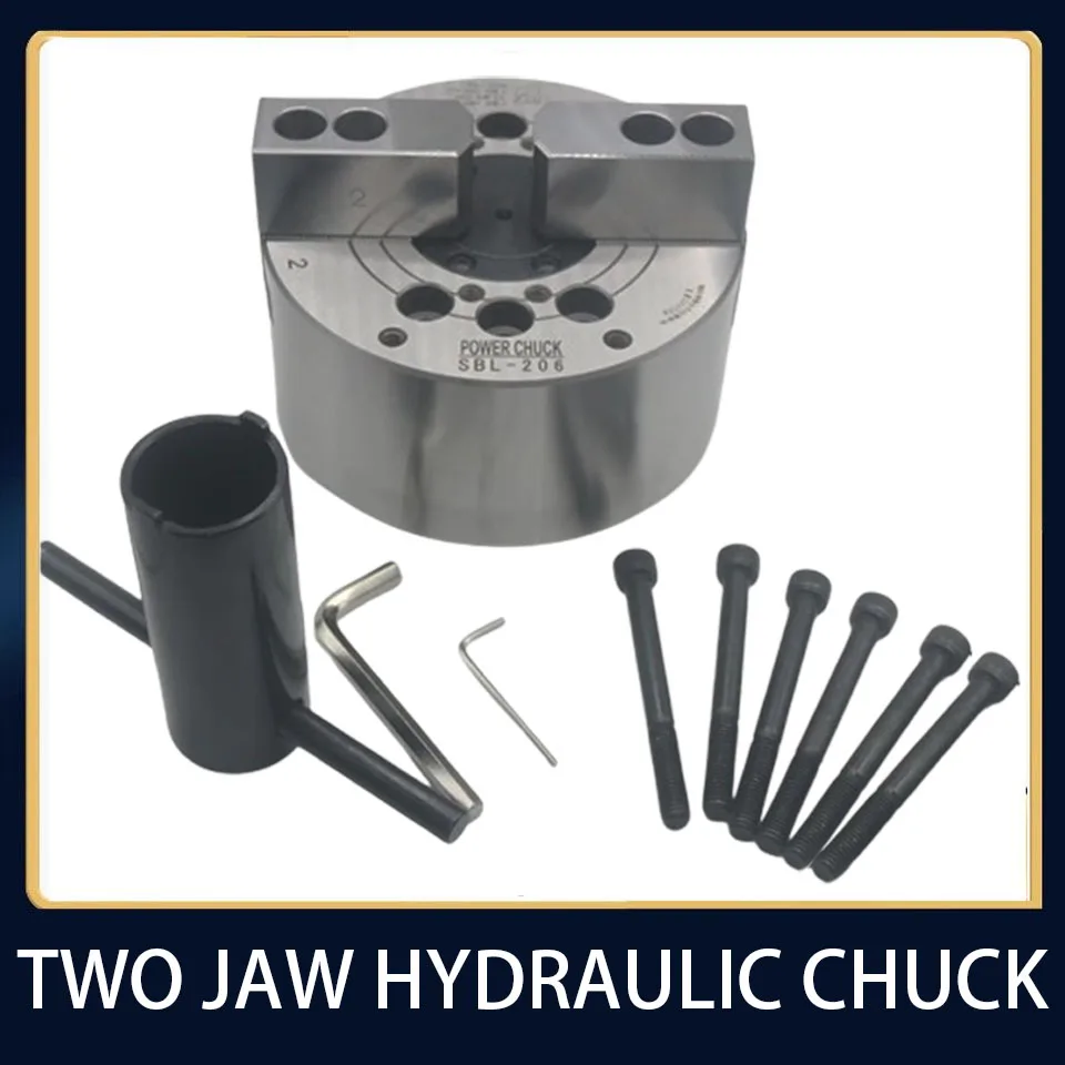 

Standard two jaw hollow hydraulic chuck hydraulic chuck 4 inch 5 inch 6 inch 8 inch 10 inch 12 inch lathe chuck