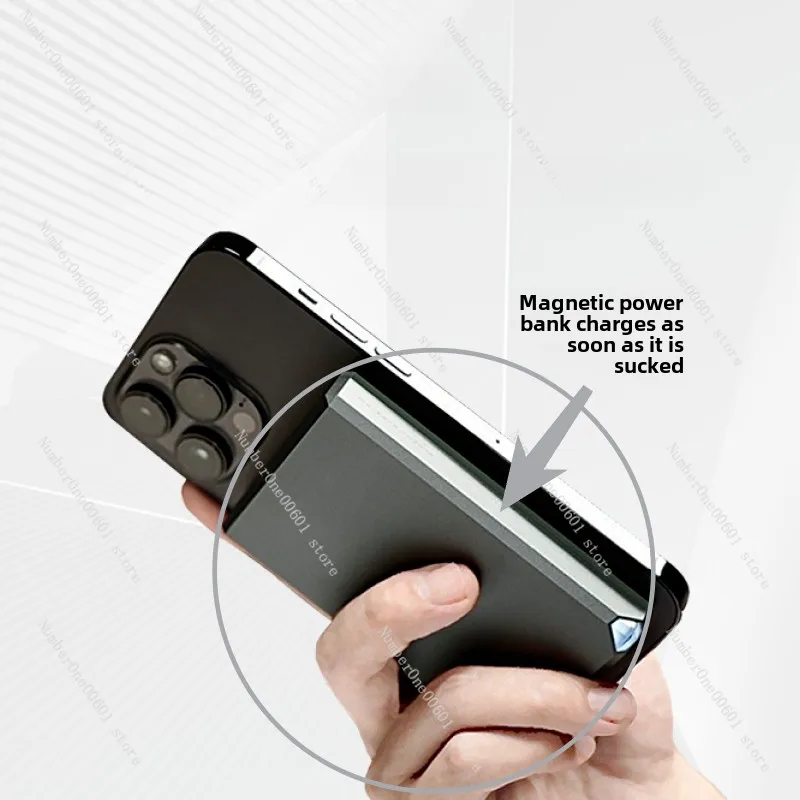 

Magnetic Power Bank Suitable for Apple IPhone 15 ProMax Mobile Phone Mini Fast Charging 14 Portable and Compact 13 Dedicated