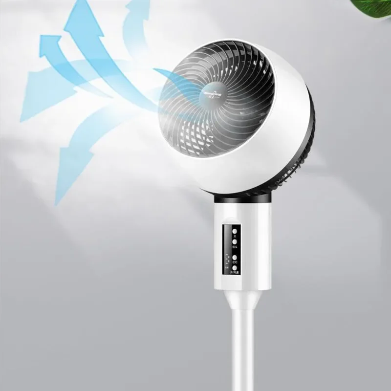 New Smart Remote Control Air Circulation Fan Household Floor Fan Silent Desk Vertical Humidifier Cooling Fan Electric Fan