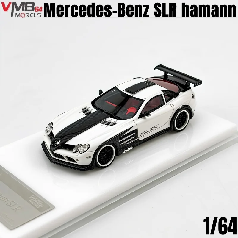 VMB 1:64, Mercedes-Benz SLR hamann modified version, high-end resin static miniature car fashion play model, adult collection.
