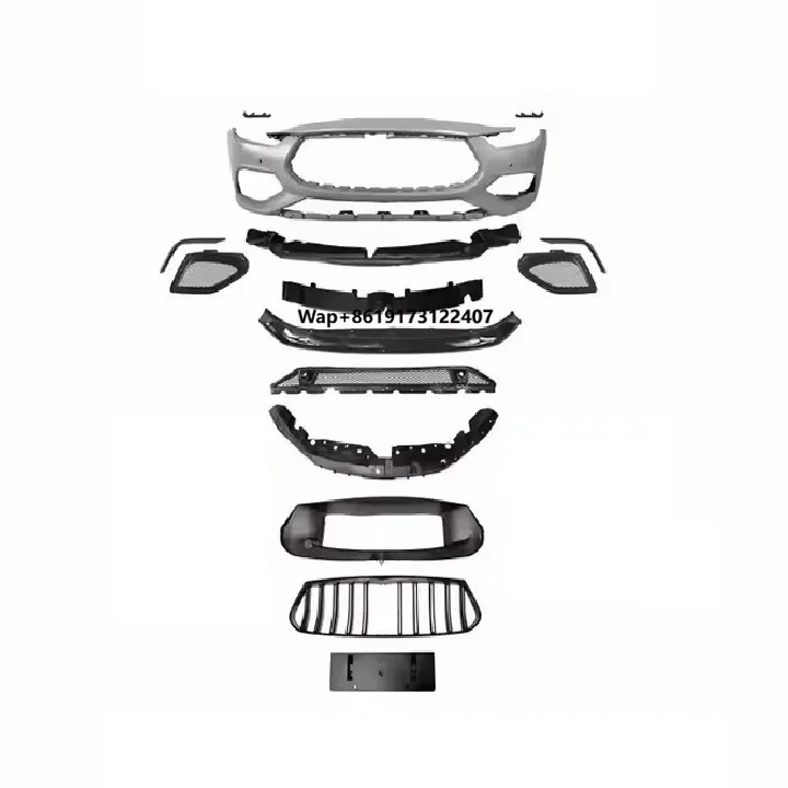 Kit de Carrocería Completo para Mase-rati Ghibli, Parachoques Delantero/Trasero, Rejilla, Faros Delanteros, Faros Traseros, Kit de Actualización