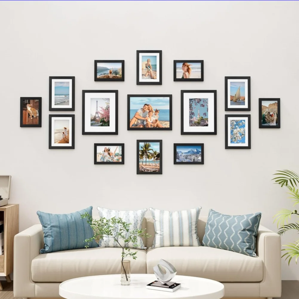 15 Pack Picture Frames Set With Multiple Sizes For Wall Collage Home Gallery Decor Wall Display Tabletop Ornaments