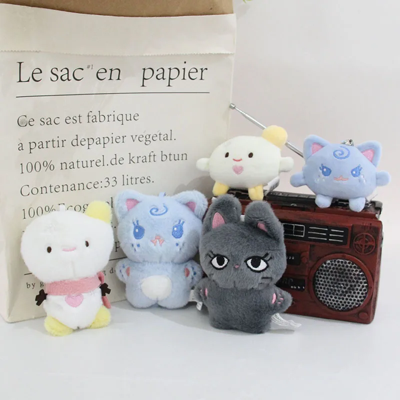 12cm Aespa Plush Keychain KARINA GISELLE WINTER NINGNING Animals Stuffed Toy Pendant Keyring Backpack Accessories..