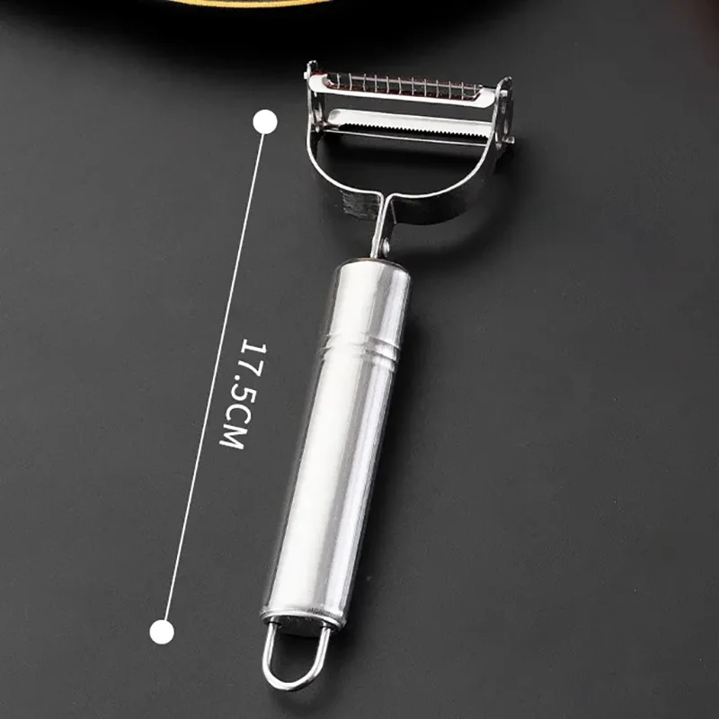 Multifunctional Vegetable Peeler Stainless Steel Potatoes Carrots Grater Fruit Peeler Cutter Melon Planer Kitchen Gadgets