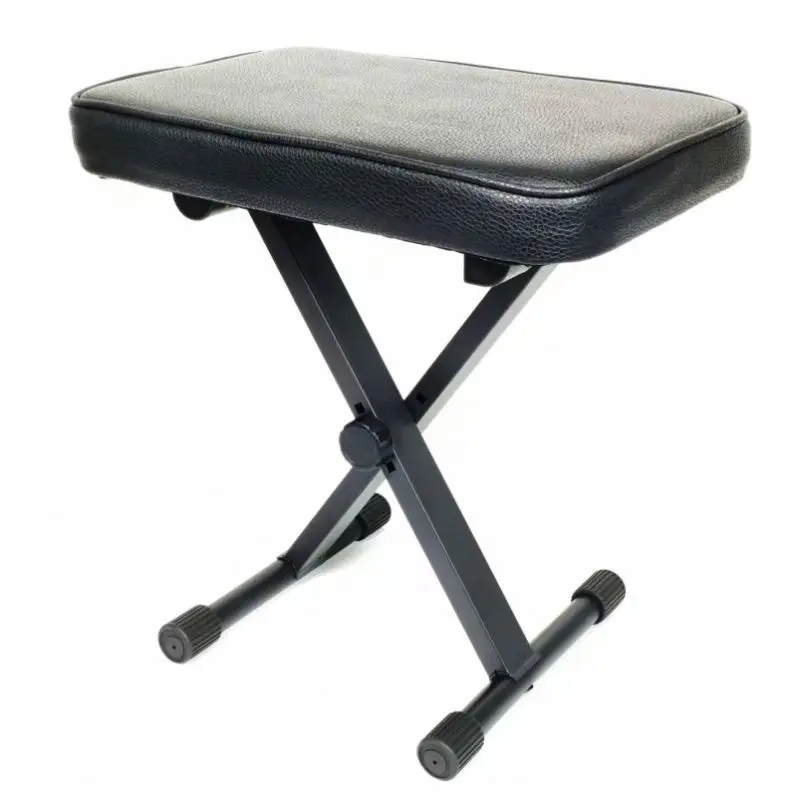 

X-Style Черный Прочный Легкий Металлический Складной Табурет для Электронного Пианино Гитары и Барабанные Струнные Инструменты