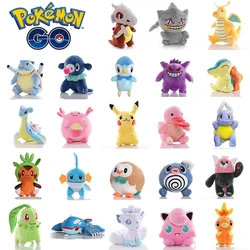 Juguetes de peluche de Pokémon para niños, muñeca de dibujos animados, Cubone, Anime, Jigglypuff, Gengar, Mudkip, Kyogre, regalos de cumpleaños, 20cm