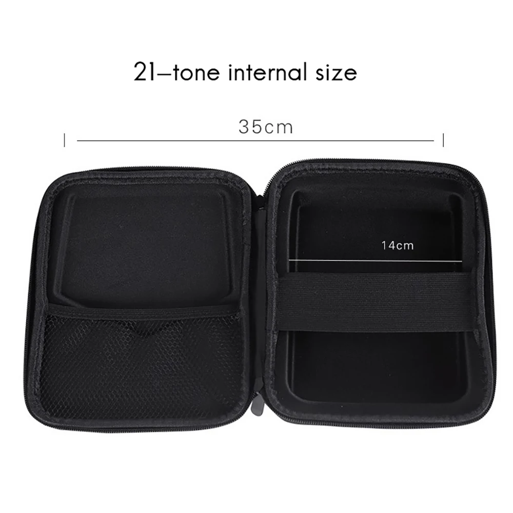 ABQR 21 tasti Kalimba Custodia per pollice Borsa per pianoforte Borsa per tastiera a percussione antiurto acqua Parte di strumenti musicali