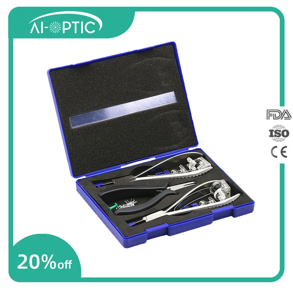 Stainless Steel Frames Optical Tools Rimless Disassembly Eyeglasses Repair Maintenance Pliers Set