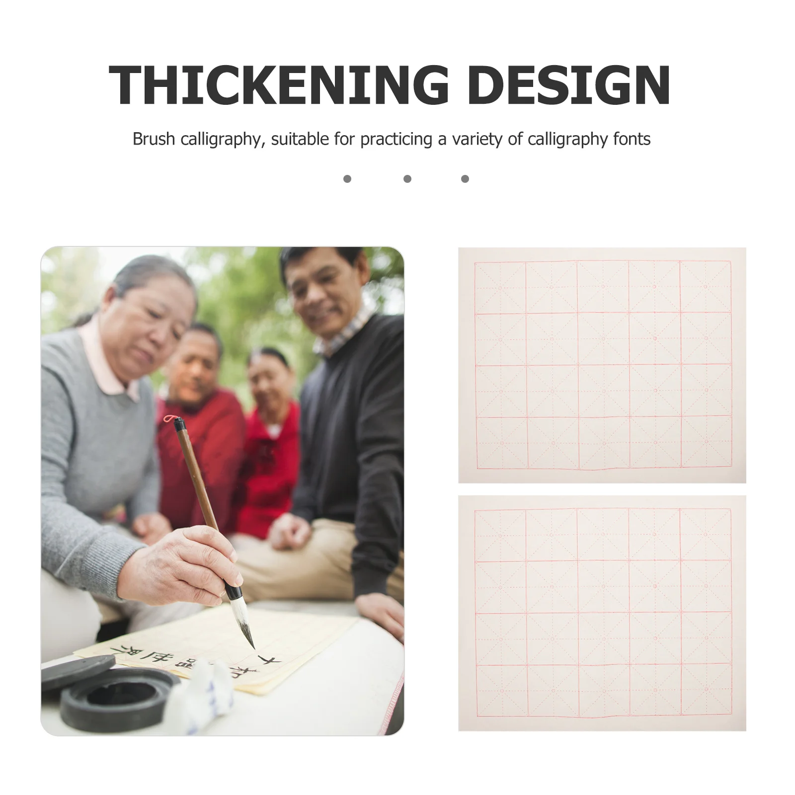 

100pcs Chinese Calligraphy Sheet Xuan Paper For Practice Lightweight Rice Paper For Calligraphy Writing Art Supplies