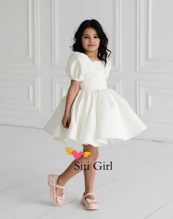 Booma 花ガールドレスプリーツチュールスパゲッティストラップノースリーブウェディングパーティードレス子供女の子ウエディングドレスカスタマイズ