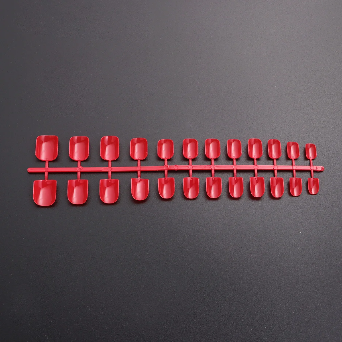 

120 pcs Fake Nail Tips Full Cover Solid Color Long Artificial Press On Nails For Salon Home Manicure Diy Red Coffin Acrylic