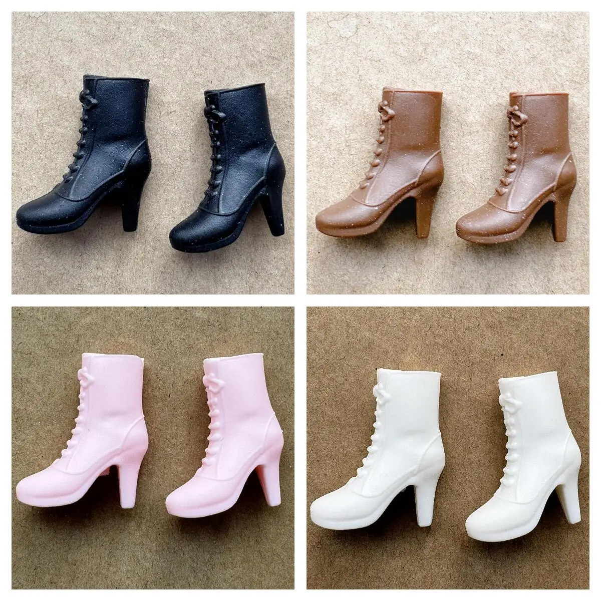 Bunte, sortierte Absatzschuhe (11,5 Zoll) für 30 cm große Puppen, 1/6 Maßstab, Zubehör, Stiefel, Puppenschuhe, Spielzeug – Detail 3