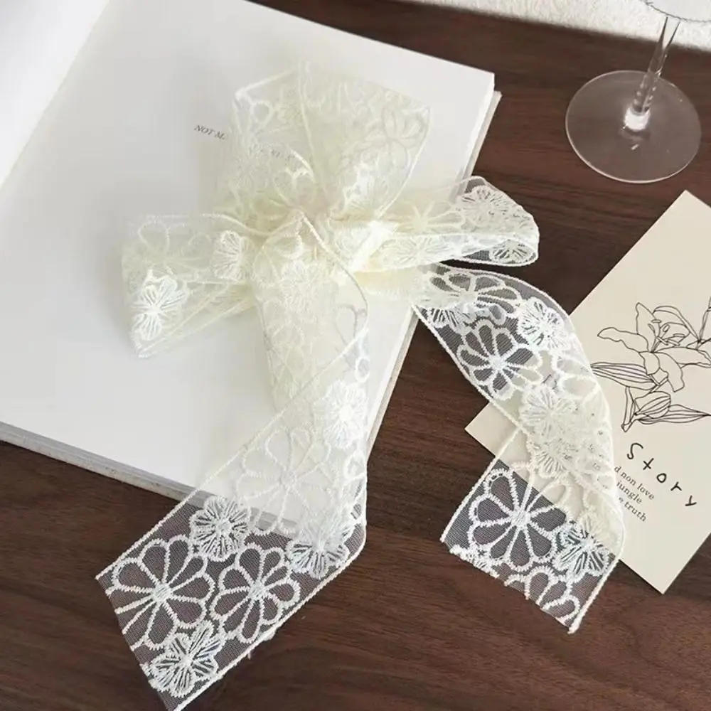 5 Yards Pure Cotton Sewing Trim DIY Craft Accessory Multi-size Decor Ribbon Lace Trim White Flowers Fringe Trimming Ribbon