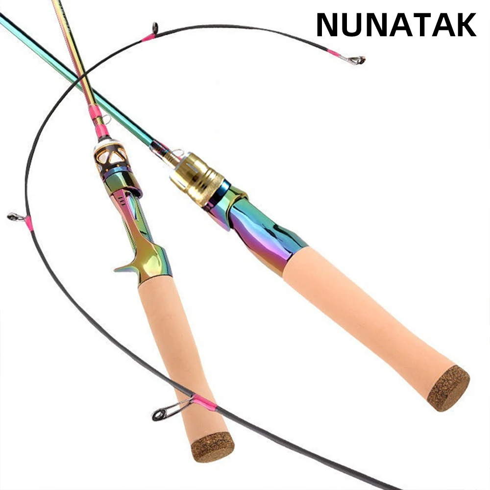 

NUNATAK Small Fish Rod Hunter Colorful Trout Fish Rod Stream Fishing Rod 2 Sections UL Casting Rod Spinning Rod Super Linght Rod