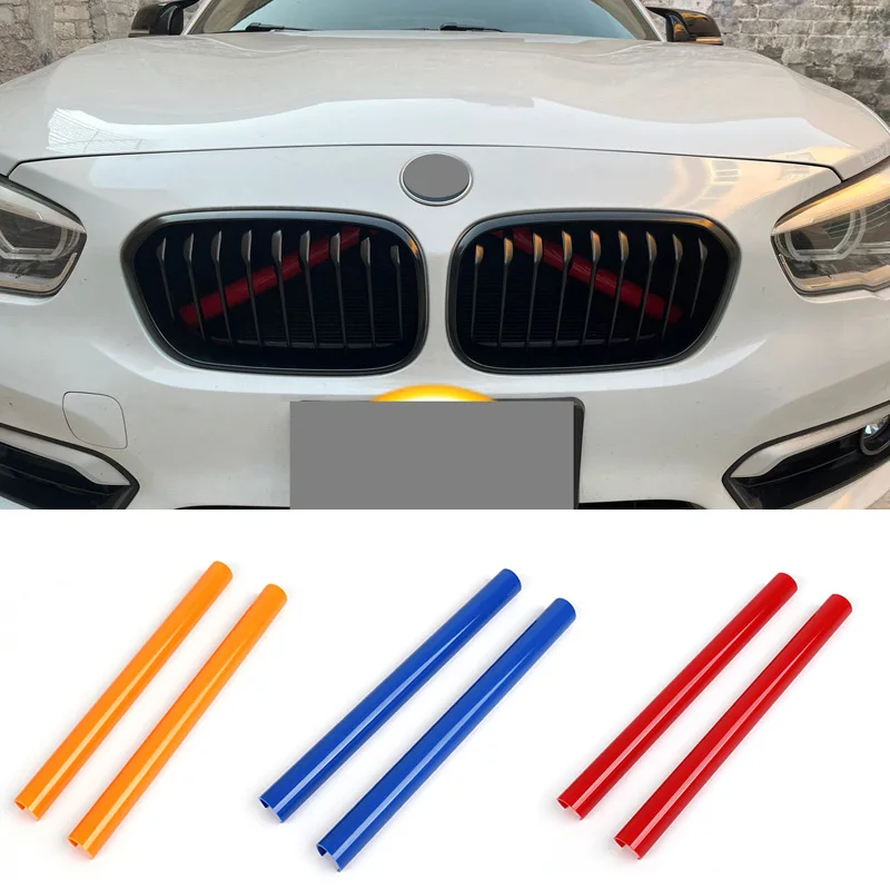 

32Cm Car Front Grille Trim Strips V Brace M Sport Bar Decoration For BMW F20 F21 F22 F23 F30 F31 F32 F33 F34 F35 F36 F40 F45 F46