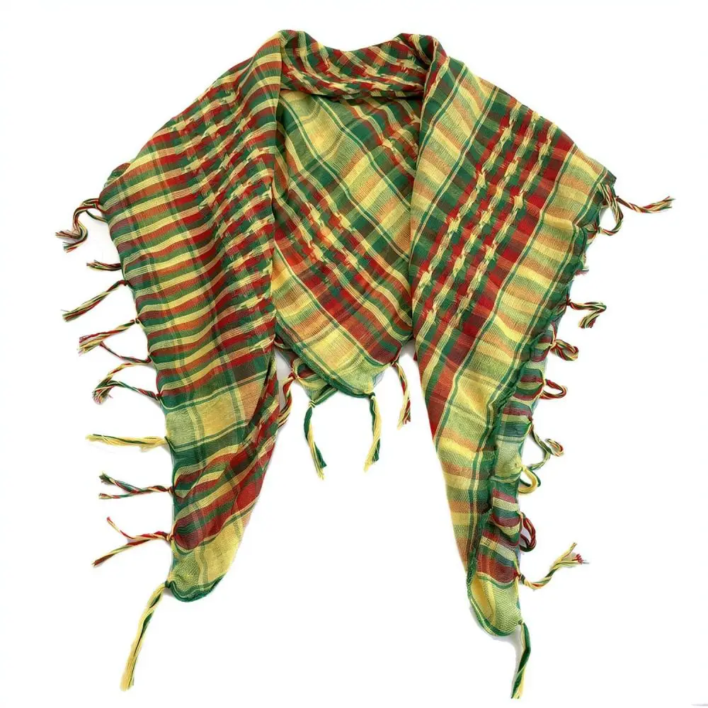 Red Yellow Green Scarf Outdoor Sports Headwear Windproof Sandproof Neck Gaiter Breathable Polyester Bandana For Hiking Cycling