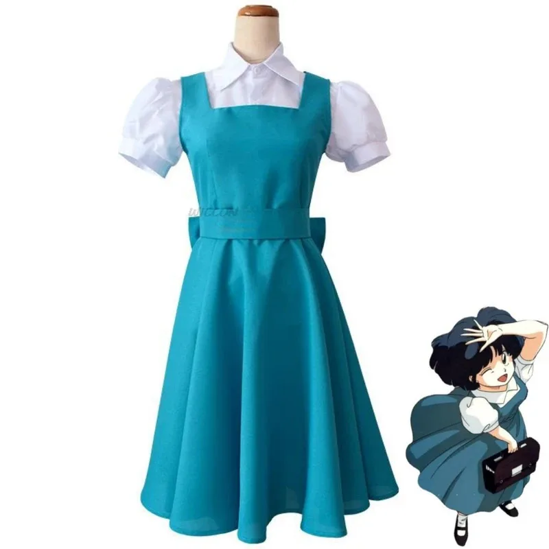 Anime ranma 1⁄2 tendou akane cosplay traje uniforme escolar japonês cinta saia mulher kawaii terno de halloween tendou akane